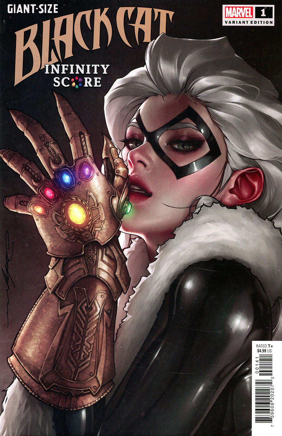 GIANT-SIZE BLACK CAT INFINITY SCORE #1 JEEHYUNG LEE VAR (12/08/2021)