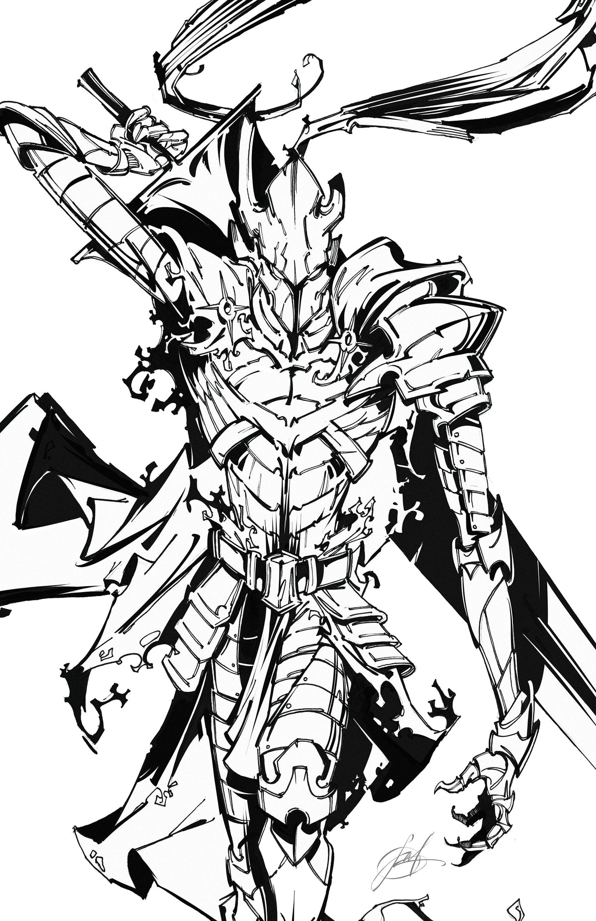 FAME: CHUGONG SOLO LEVELING - VIKTOR MILLER GAUSA IGRIS COVER A FANEXPO NEW ORLEANS KNIGHT OF COMICS EXCLUSIVE LTD 50