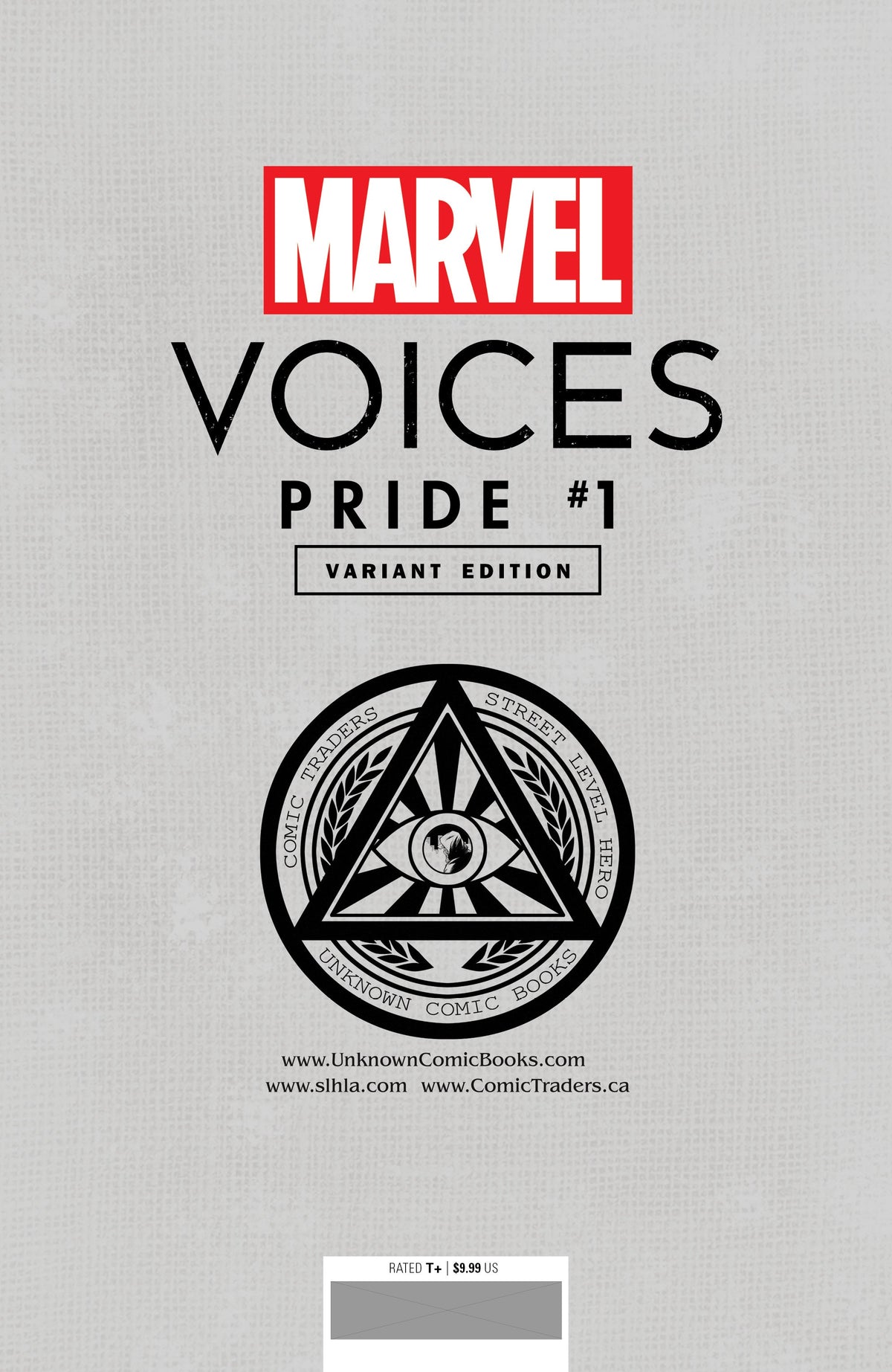 Marvels Voices Pride #1 Unknown Comics Tyler Kirkham Exclusive Var (06/23/2021)