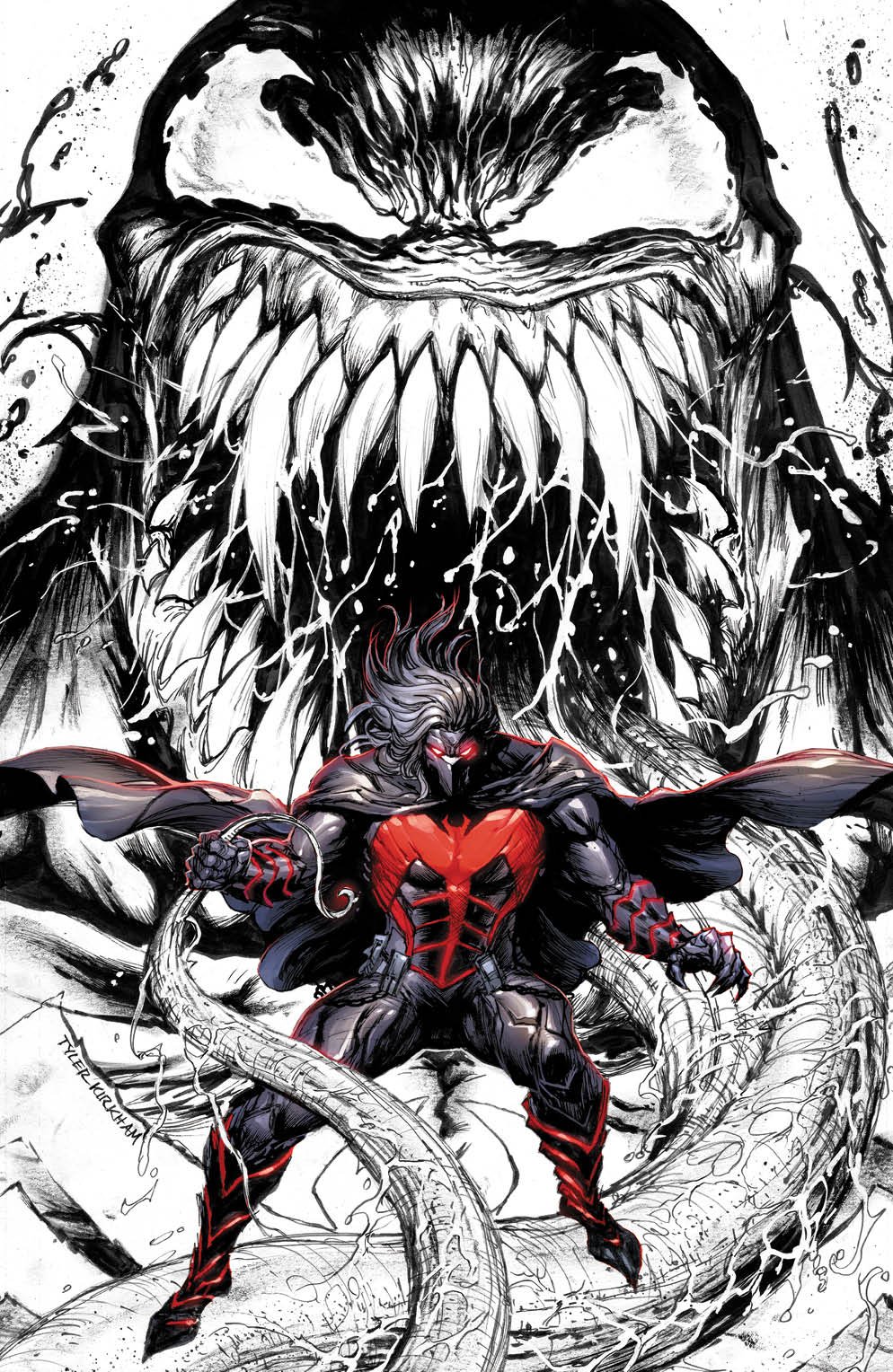 VENOM #26 SECRET COLOR SPLASH TYLER KIRKHAM EXCLUSIVE