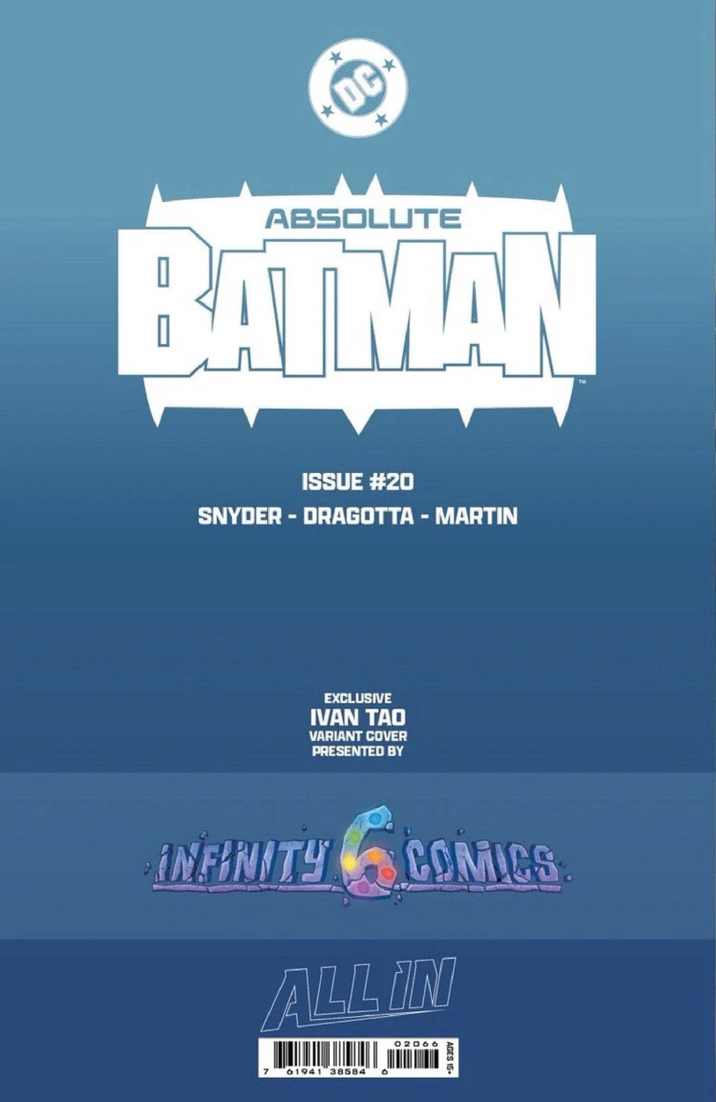 ABSOLUTE BATMAN #20 IVAN TAO EXCLUSIVE VAR (06/03/2026)
