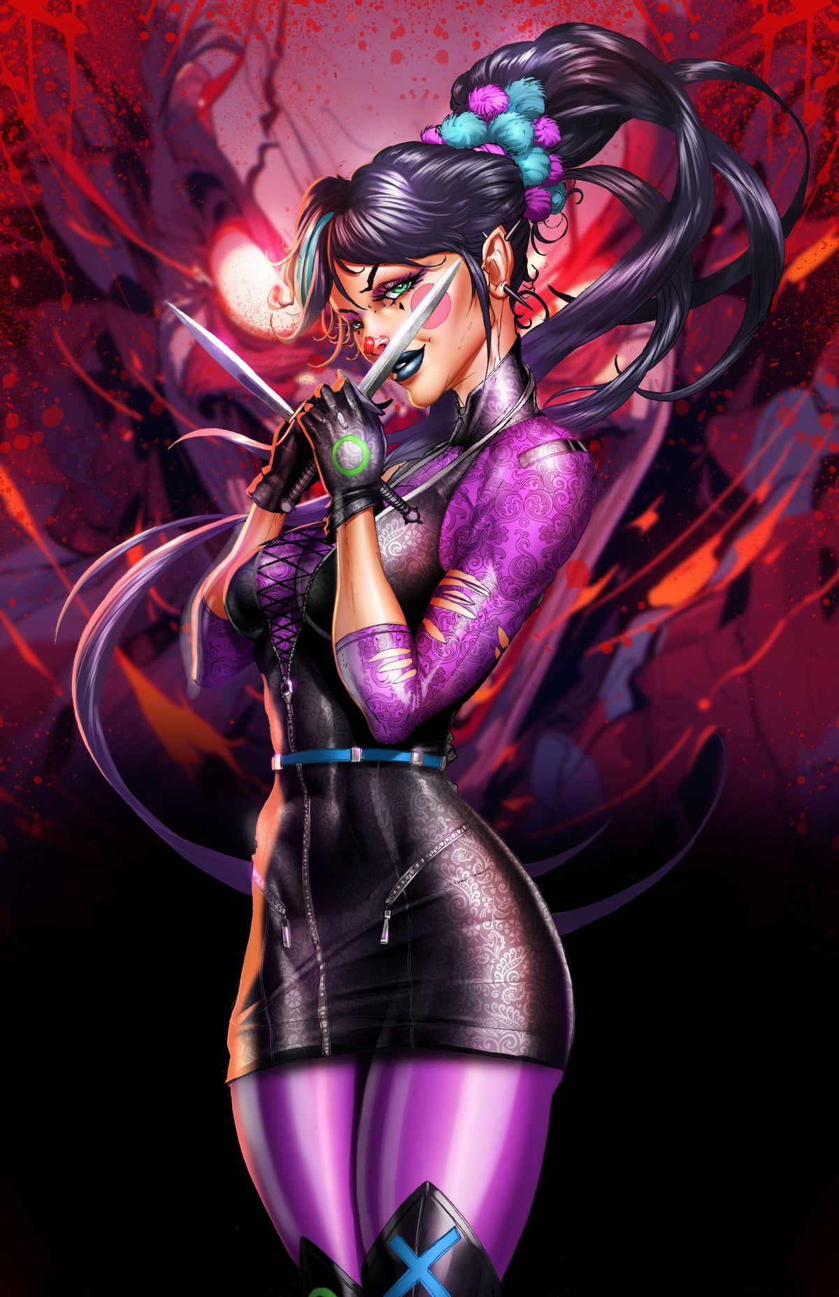 2023 Black Friday Purple Princess Cosplay Metal Comic Variant