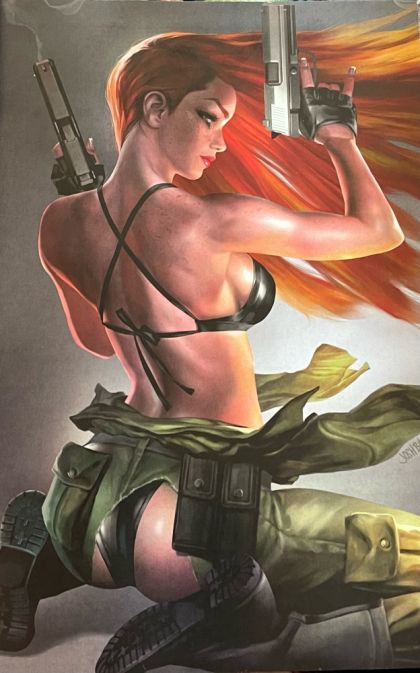 Heat Seeker: A Gun Honey Series #3 – Josh Burns Exclusive Variant (Titan Books, 2023)