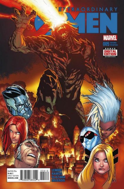 Extraordinary X-Men Vol. 1 #5 – Humberto Ramos 2nd Printing Variant Cover (Marvel, 2016)