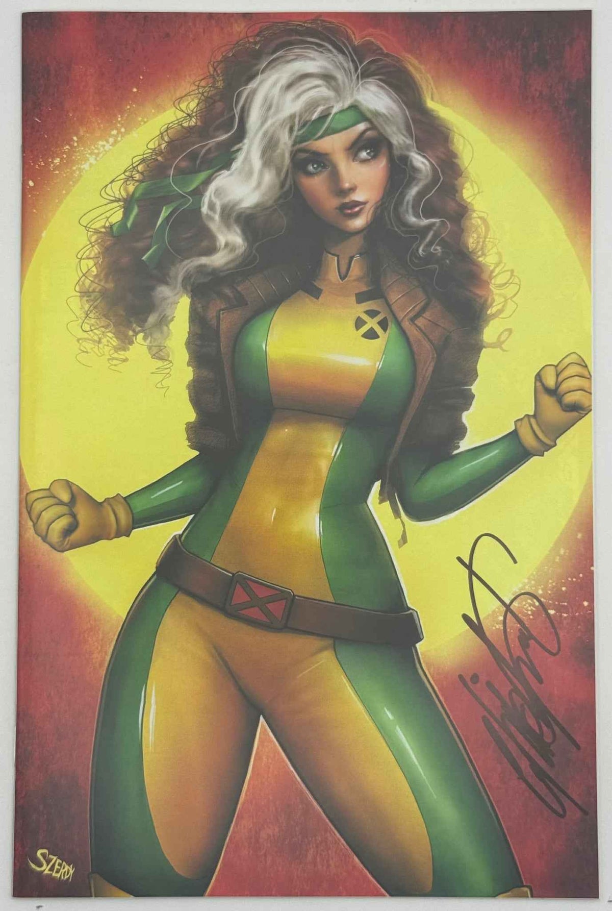 Avengers Annual #10 Facsimile — Nathan Szerdy Virgin Variant — Signed Chris Claremont