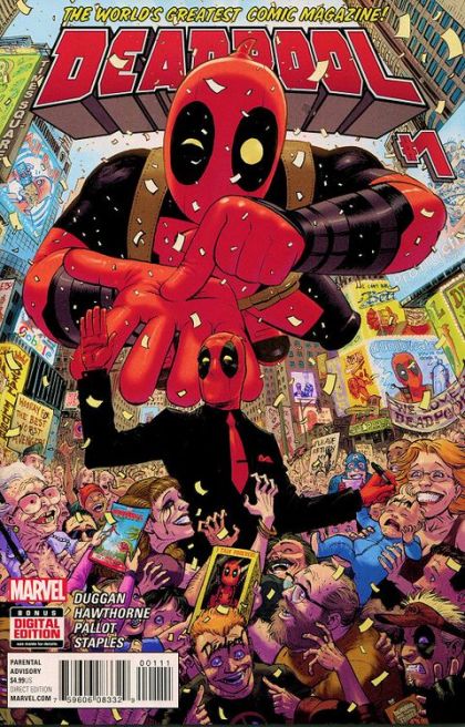 Deadpool Vol. 5 #1 – Tony Moore Regular Cover (Marvel, 2015)