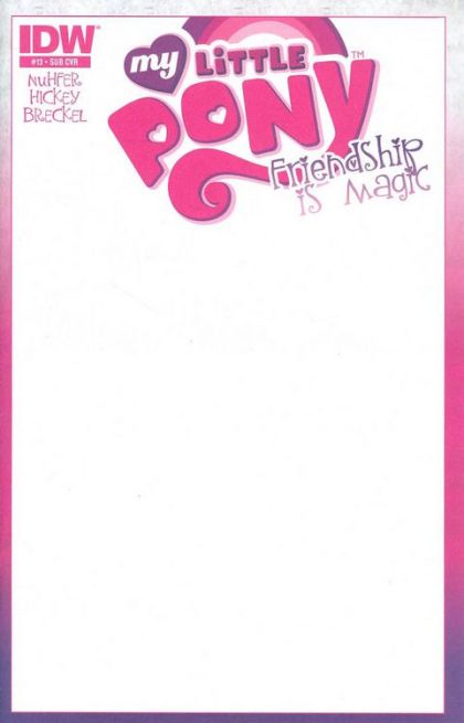 My Little Pony: Friendship Is Magic #13 – Subscription Cover (IDW Publishing, 2013)