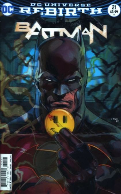 Batman Vol. 3 #21 – Regular Jason Fabok Lenticular Cover (DC, 2017)