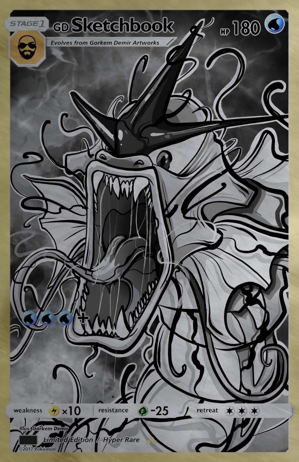 Gorkem Demir Sketchbook - Gyamized Cover C Metal Variant NYCC 2025 Knight Of Comics Exclusive