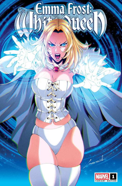 Emma Frost White Queen #1 - Godtail Trade Variant Heroescon Knight Of Comics Exclusive