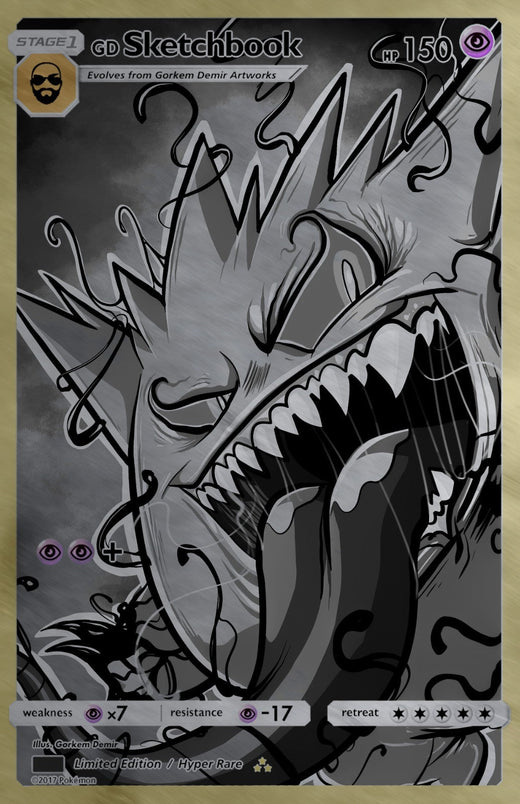 Gorkem Demir Sketchbook - Gengamized Cover C Metal Variant NYCC 2025 Knight Of Comics Exclusive