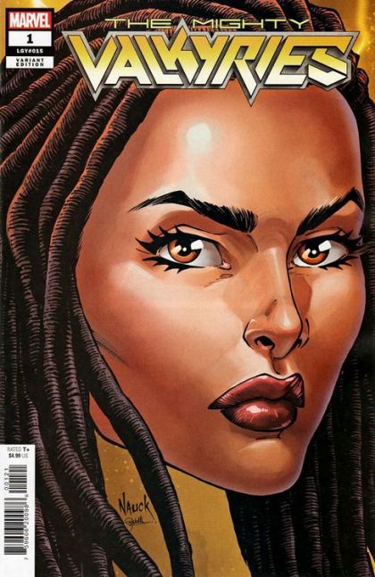 The Mighty Valkyries #1 – Variant Todd Nauck Headshot Cover (Marvel, 2021)