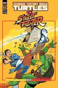 Teenage Mutant Ninja Turtles vs. Street Fighter #3 – Tom Reilly Variant (IDW Publishing, 2023)