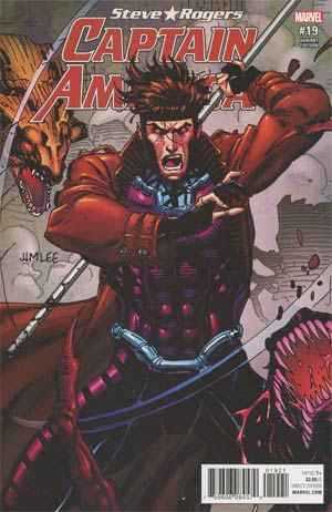 Captain America: Steve Rogers #19 — Jim Lee Gambit X-Men Card Variant — Secret Empire Tie-In