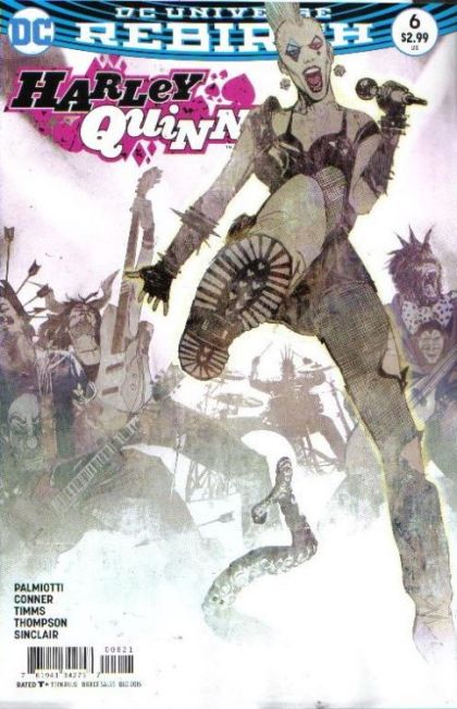 Harley Quinn Vol. 3 #6 – Variant Bill Sienkiewicz Cover (DC, 2016)