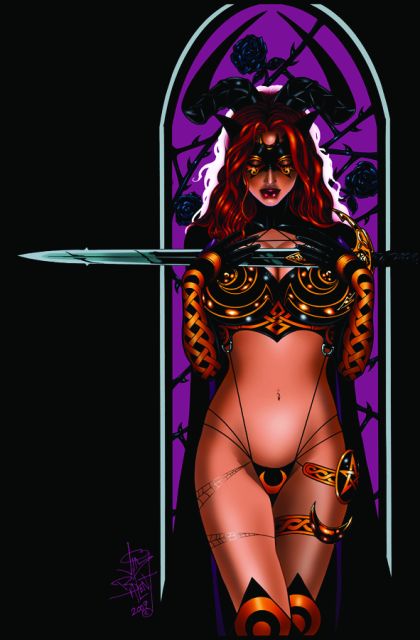 Tarot: Witch of the Black Rose #61 – Cover by Jim Balent Virgin (Broadsword, 2010)