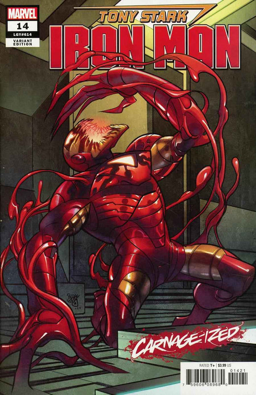 Tony Stark Iron Man #14 Ferry Carnage-Ized Variant