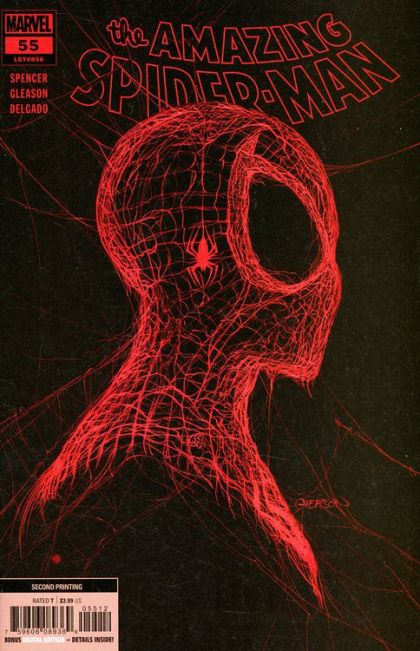 The Amazing Spider-Man Vol. 5 #55 – Patrick Gleason Second Printing Variant Cover (Marvel, 2021)