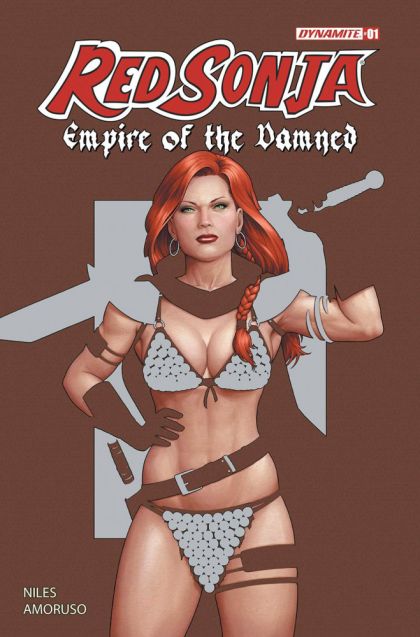 Red Sonja: Empire of the Damned #1 – John Tyler Christopher Incentive Negative Space Foil Variant (Dynamite Entertainment, 2024)