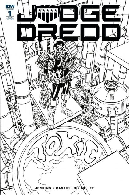 Judge Dredd: Toxic #1 – 10 Copy Incentive Buckingham (IDW Publishing, 2018)