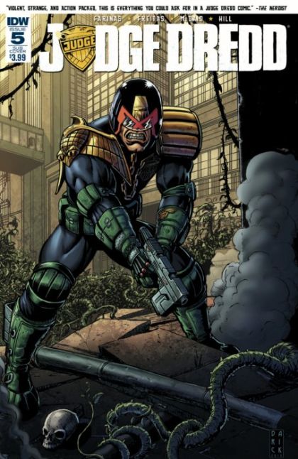 Judge Dredd Vol. 5 #5 – Variant Darick Robertson Subscription Cover (IDW Publishing, 2016)