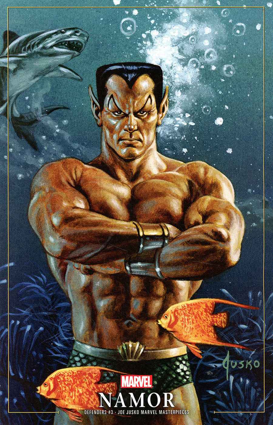 Defenders #3 of 5 — Joe Jusko Marvel Masterpieces Variant