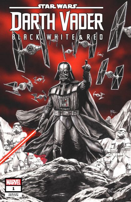 Star Wars: Darth Vader - Black, White & Red #1 – Comic Kingdom Shared Exclusive Variant (Marvel, 2023) CBCS