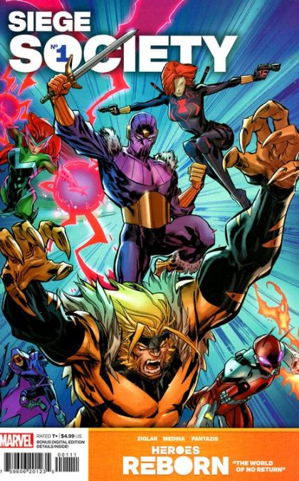 Heroes Reborn: Siege Society #1 – Regular Ken Lashley Cover (Marvel, 2021)