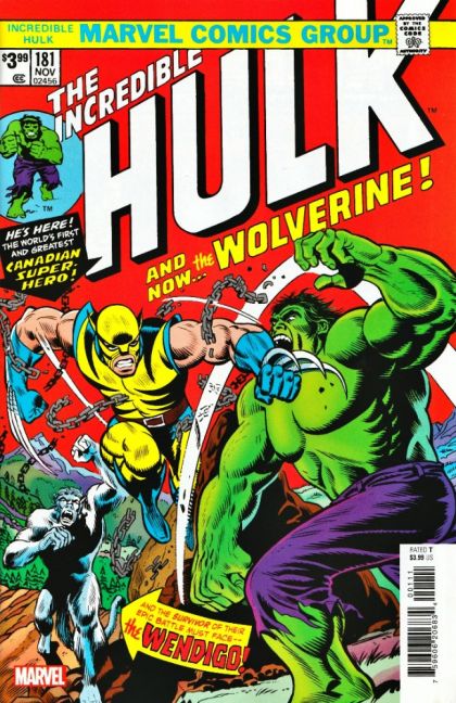 The Incredible Hulk Vol. 1 #181 – Facsimile 2023 (Marvel, 2023)