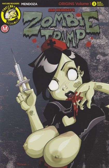 Zombie Tramp: Origins #3 – Mendoza Regular Risqué Cover (Action Lab, 2017)