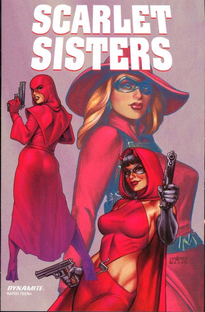 Scarlet Sisters #1 – Regular Joseph Michael Linsner Cover (Dynamite Entertainment, 2022)