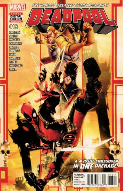 Deadpool Vol. 5 #13 – Francisco Herrera Regular Cover (Marvel, 2016)