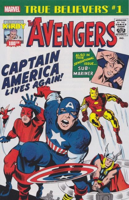 True Believers: Kirby 100th: Captain America Lives Again #1 # (Marvel, 2017)