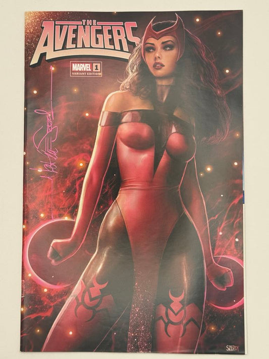 [Signed by Nathan Szerdy] AVENGERS #1 UNKNOWN COMICS NATHAN SZERDY EXCLUSIVE VAR [IN STOCK]
