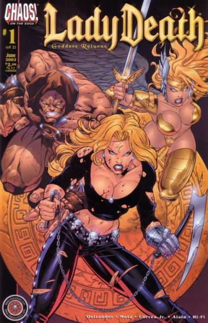 Lady Death: Goddess Returns #1 – Carlos Mota Standard cover (Chaos!, 2002)