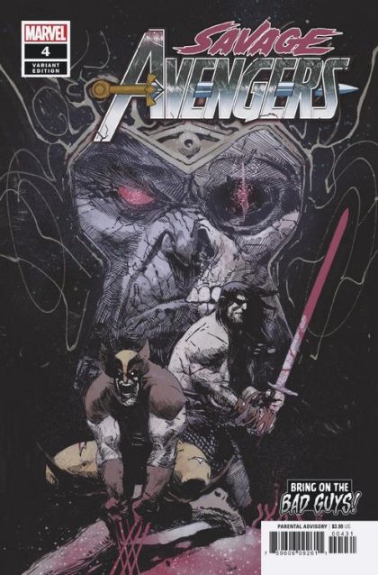 Savage Avengers Vol. 1 #4 – Variant Gerardo Zaffino Bring On The Bad Guys Cover (Marvel, 2019)