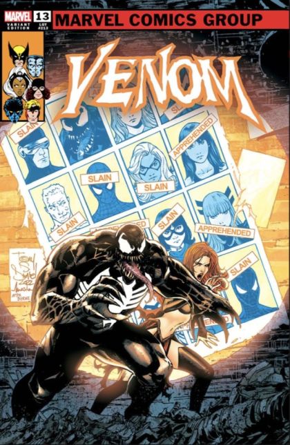 Venom Vol. 5 #13 – Comics Illuminati - Unknown Comics / Street Level Heroes / Comics Traders / 616 Comics & Antihero Gallery Exclusive Daniel Trade Dress X-MEN #141 Homage Variant (Marvel, 2022)