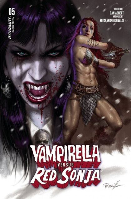 Vampirella vs. Red Sonja #5 – Regular Lucio Parrillo Cover (Dynamite Entertainment, 2023) CGC 9.6