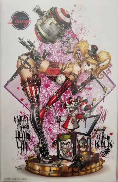 Faro's Lounge #1 – Harley Quinn Steampunk Cosplay Jamie Tyndall Trade (Faro, 2018)