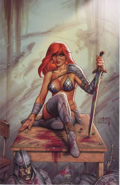 Red Sonja: Empire of the Damned #1 – Joseph Michael Linsner Incentive Virgin Variant (1:30) (Dynamite Entertainment, 2024)