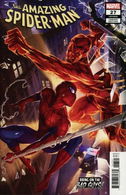 The Amazing Spider-Man Vol. 5 #27 – Variant Woo Chul Lee Bring On The Bad Guys Cover (Marvel, 2019)