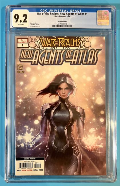 War of the Realms: New Agents of Atlas #1 – 2nd Printing (Marvel, 2019) CGC 9.2