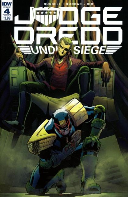 Judge Dredd: Under Siege #4 – Regular Max Dunbar Color Cover (IDW Publishing, 2018)