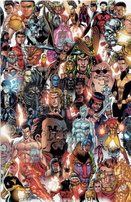Marauders Vol. 1 #1 – Variant Mark Bagley EVERY MUTANT EVER Connecting Cover (Marvel, 2019)