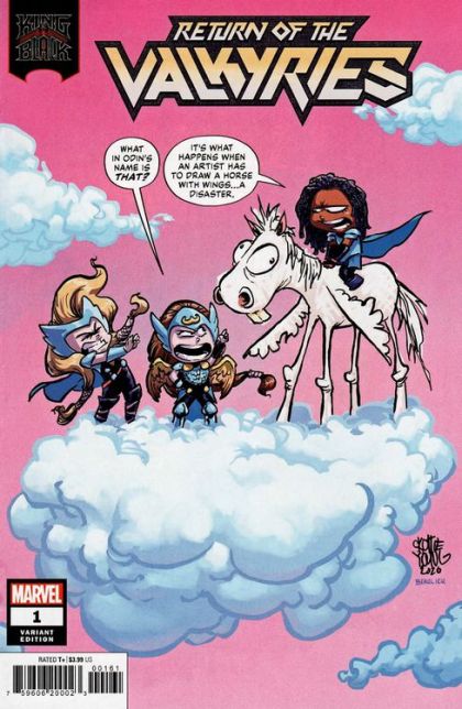 King in Black: Return of the Valkyries #1 – Variant Skottie Young Cover (Marvel, 2021)