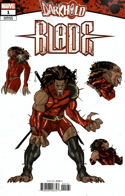 Darkhold: Blade #1 – Incentive Cian Tormey Design Variant Cover (Marvel, 2021)