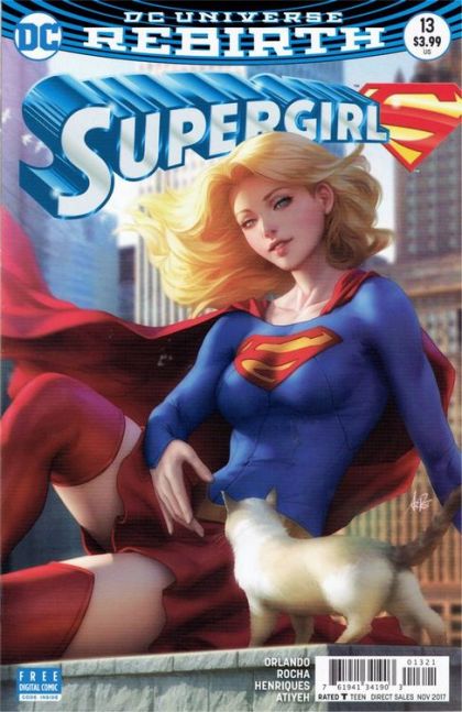 Supergirl Vol. 7 #13 – Variant Stanley Artgerm Lau Cover (DC, 2017)