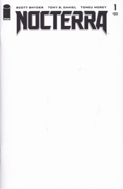 Nocterra #1 – Blank Variant Cover (Image, 2021)