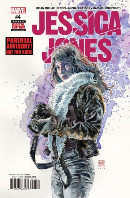 Jessica Jones #4 – Regular David Mack Cover (Marvel, 2017)