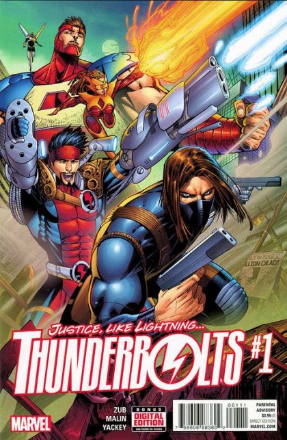 Thunderbolts Vol. 3 #1 – Jon Malin Regular Cover (Marvel, 2016)